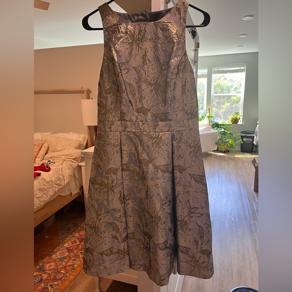 Eliza J silver and gold party dress, size 10